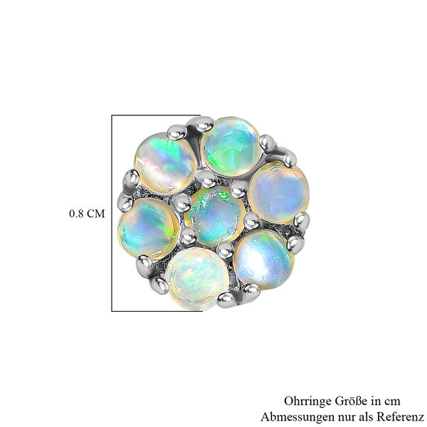 Nat&uuml;rliche, &auml;thiopische Opal-Ohrstecker - 0,73 ct. image number 5