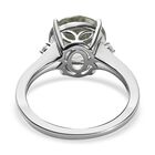 Prasiolith Ring, 925 Silber platiniert, ca. 3.50 ct image number 5