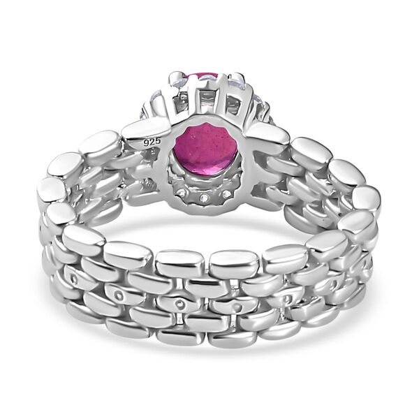 Afrikanischer Rubin und Zirkon Ring - 2,27 ct. image number 5