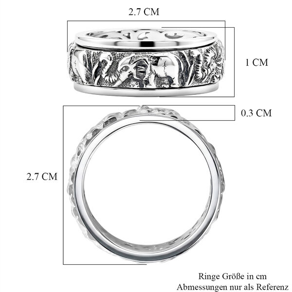 D'Joy 925 Silber Ring (Gr&ouml;&szlig;e 20.00) ca. 7,75g image number 6