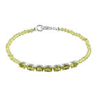 Natürliches Peridot-Armband in Silber, 11,13 ct. image number 0