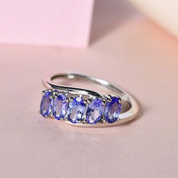 Tansanit Ring - 0,97 ct.