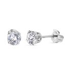 New York Kollektion - Diamant-Ohrringe, IGI zertifiziert, 585 Gold ca. 0.65 ct