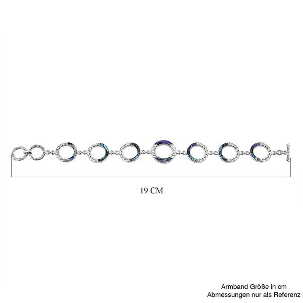 Abalone Muschel Armband ca. 19 cm 925 Silber ca. 8.00 ct image number 4