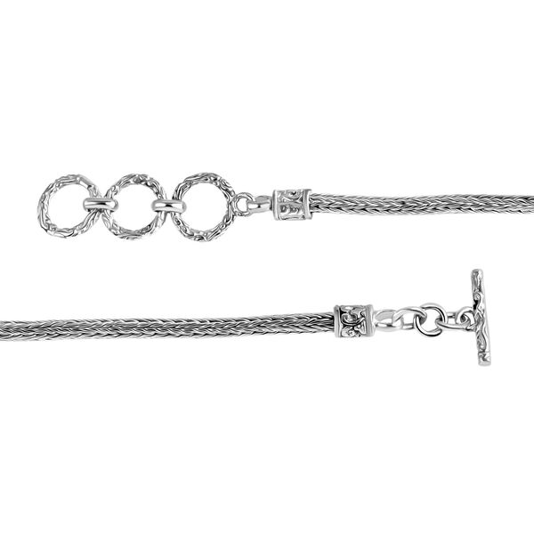 Royal Bali D'Joy 20cm Panther-Armband in 925 Silber image number 4