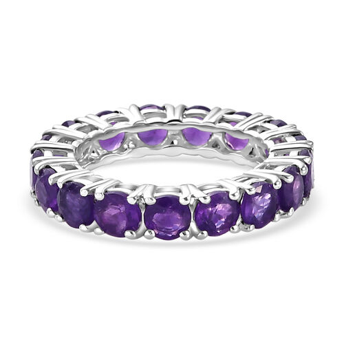 Lusaka Amethyst-Ring, 925 Silber platiniert  ca. 4,38 ct image number 0