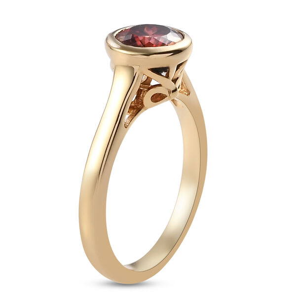 Roter Moissanit-Ring - 1,23 ct. image number 6