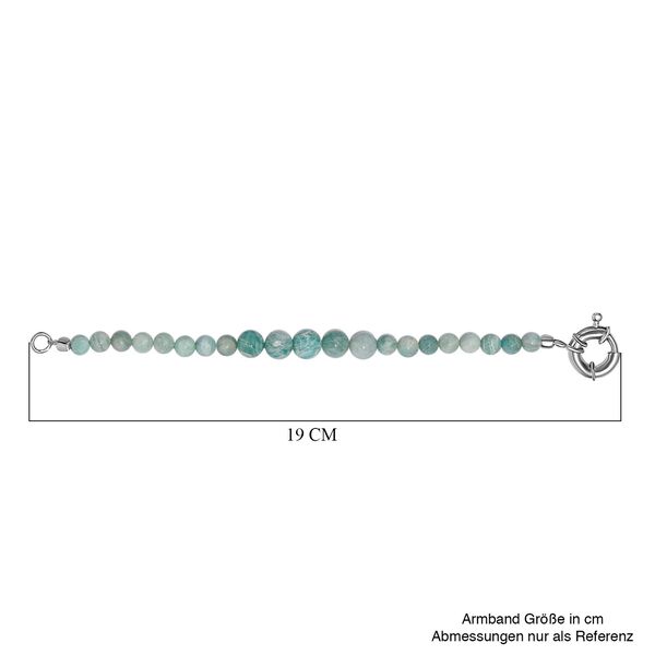 Amazonit Armband ca. 19 cm Messing rhodiniert ca. 80.00 ct image number 5