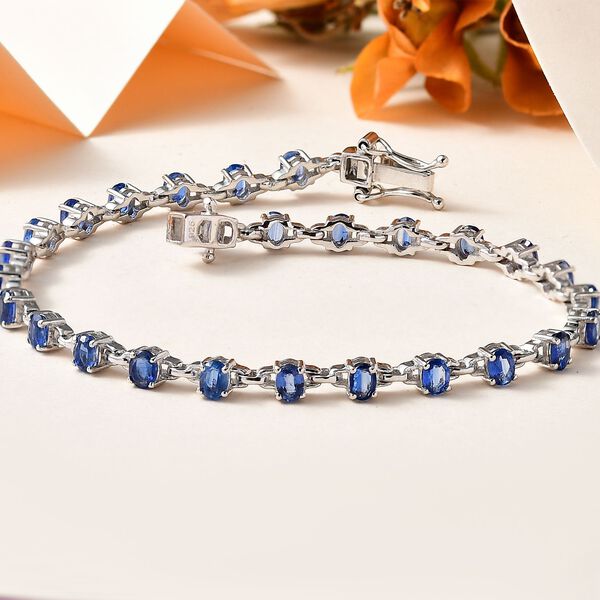 Kyanit Armband ca. 20 cm 925 Silber rhodiniert ca. 5,75 ct. image number 2