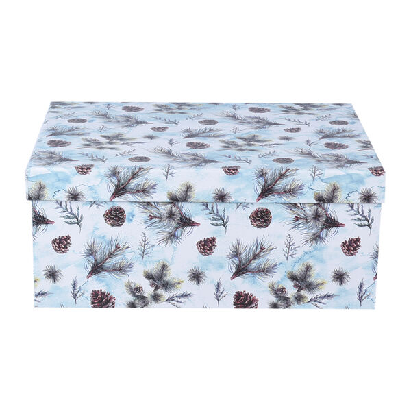 10er-Set Weihnachten Geschenkboxen, Weihnachtsmotiv, Blau&nbsp; image number 2