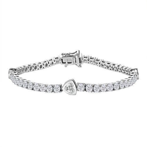 D’joy Moissanit Armband ca. 20 cm 925 Silber rhodiniert ca. 6,93 ct. image number 0