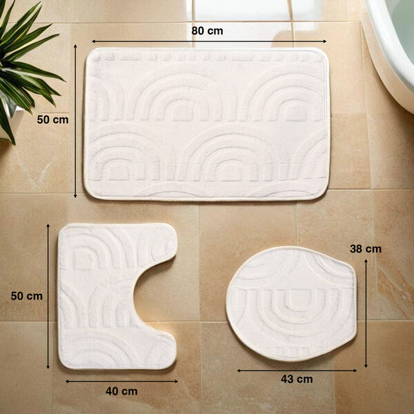 Badgarnitur mit rutschhemmender Rückseite, Grau image number 5