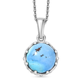 D'Joy Goldenhill Türkis Schmuckset ca. 50 cm 925 Silber rhodiniert ca. 4,48 ct