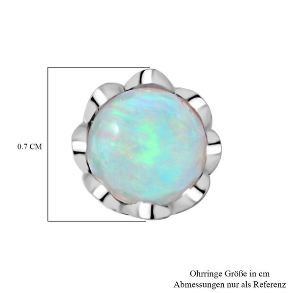 Nat&uuml;rliche, &auml;thiopische Welo Opal Ohrringe - 1,25 ct. image number 4