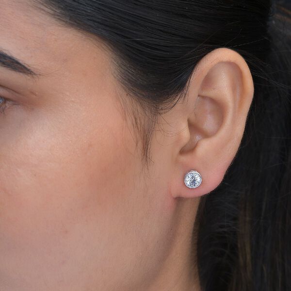 LUSTRO STELLA Zirkonia Ohrstecker - 2,88 ct. image number 3