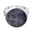 Tansanit-Matrix Ring Messing (Größe 20.00) ca. 8,15 ct