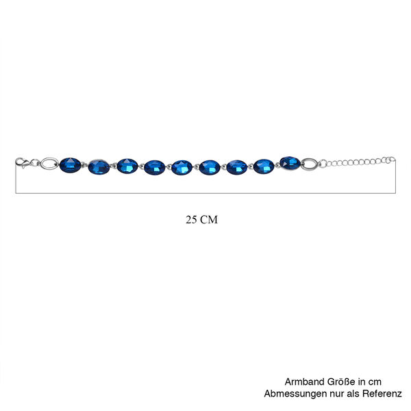 Blauer Kristall Armband ca. 19 cm  ca. image number 4