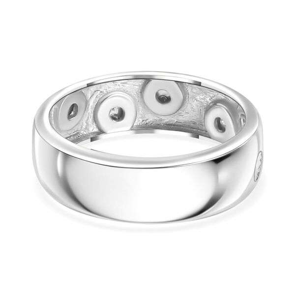 Wei&szlig;er Diamant Ring 925 Silber rhodiniert (Gr&ouml;&szlig;e 17.00) image number 6