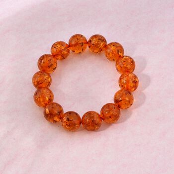 Synthetischer Bernstein Armband 19 cm