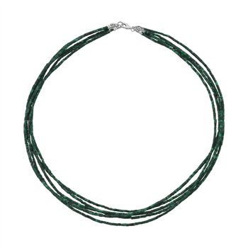 Synthetische Malachit Halskette, 45 cm - 77,50 ct.
