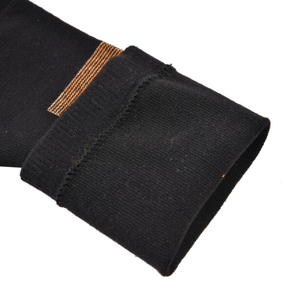 2er-Set Kupferfaser-Kompressions-Strumpfe, Antibakteriell und Anti-Geruch, L/XL (41-45), Schwarz image number 6