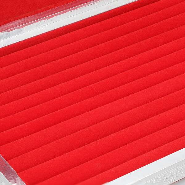 Minakari-Ringbox, Schmetterlingsdesign, für 150 Ringe, 35,6x25x5,8 cm image number 6