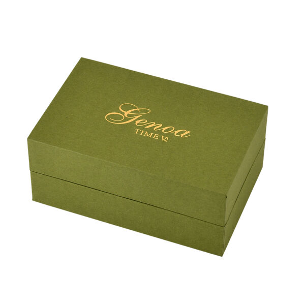 GENOA - Wei&szlig;er Zirkonia, Wei&szlig;es Perlmutt Schmuckset 316L Edelstahl IP-Gelbbeschichtung, Nickelfreies Messing IP-Gelbbeschichtung und Legierung IP-Gelbbeschichtung image number 9