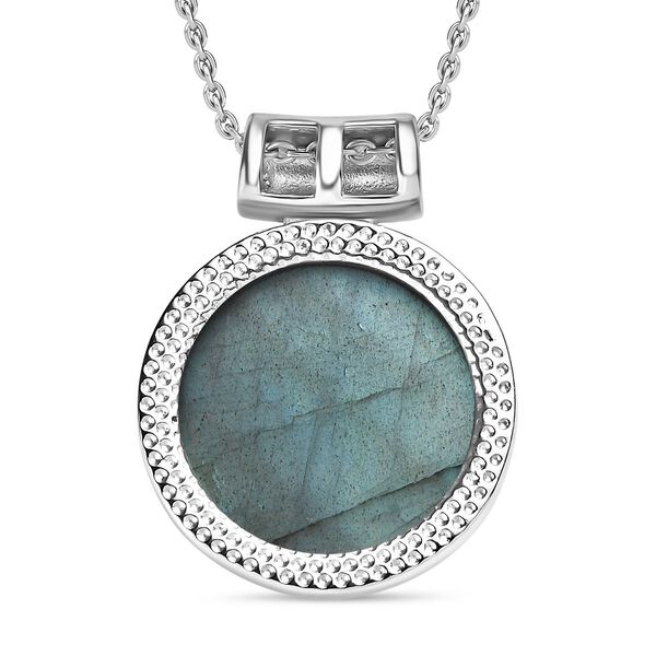 Labradorit Schmuckset Edelstahl ca. 20.00 ct image number 6