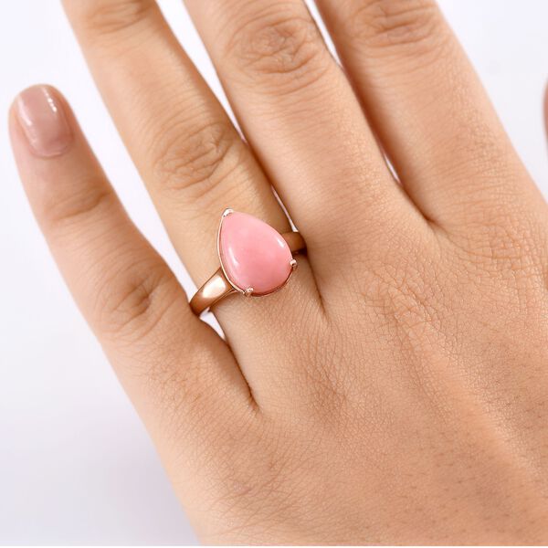 D&rsquo;joy AA Vinicunca-Peruanischer Opal Ring 925 Silber 750 ros&eacute;vergoldet (Gr&ouml;&szlig;e 18.00) ca. 3,96 ct image number 3