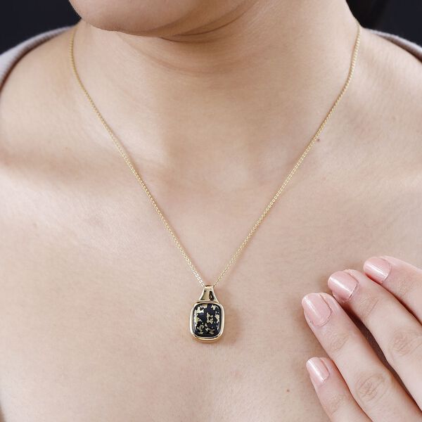 Goldenite Anh&auml;nger 925 Silber 750 Gelbgold Vermeil ca. 4,86 ct. image number 3