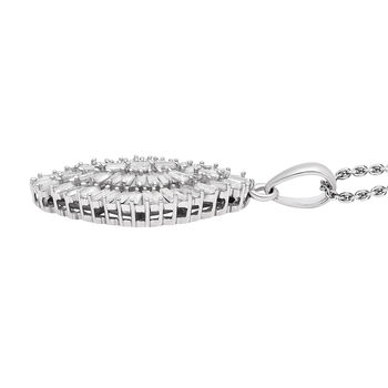 Diamant Anh&auml;nger mit 45cm Kette - 1 ct.
