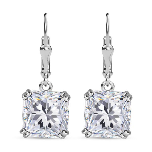 J Francis gefertigt mit SWAROVSKI- Wei&szlig;e Swarvoski Kristall Ohrringe