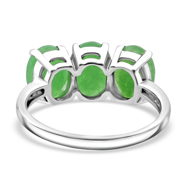 Grüner Jade Ring - 3,51 ct. image number 5