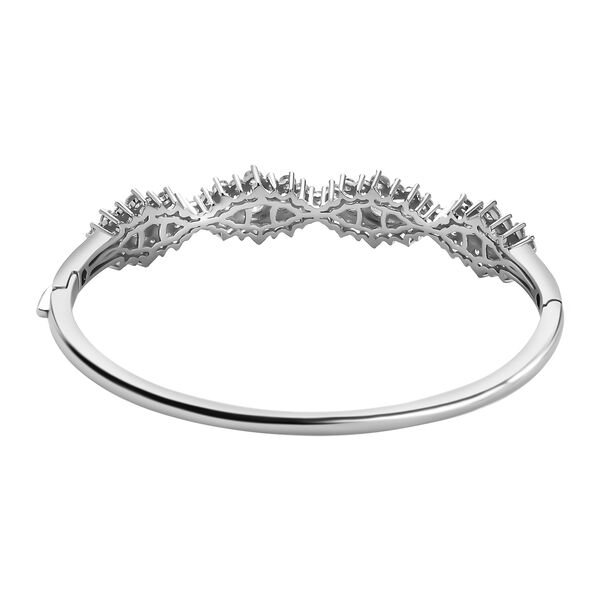 Moissanit Cluster Armreif, 19cm - 7,70 ct. image number 5