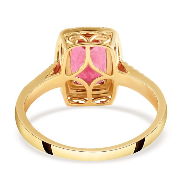 ILIANA AAA Rubellit und Diamant Ring in 750 Gelbgold - 2,30 ct. image number 6