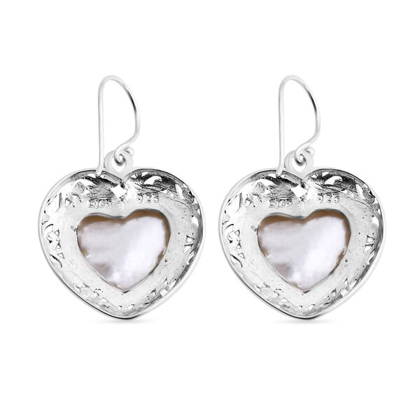 Weiße Mabe Perle (8 mm) Ohrringe 925 Silber image number 3