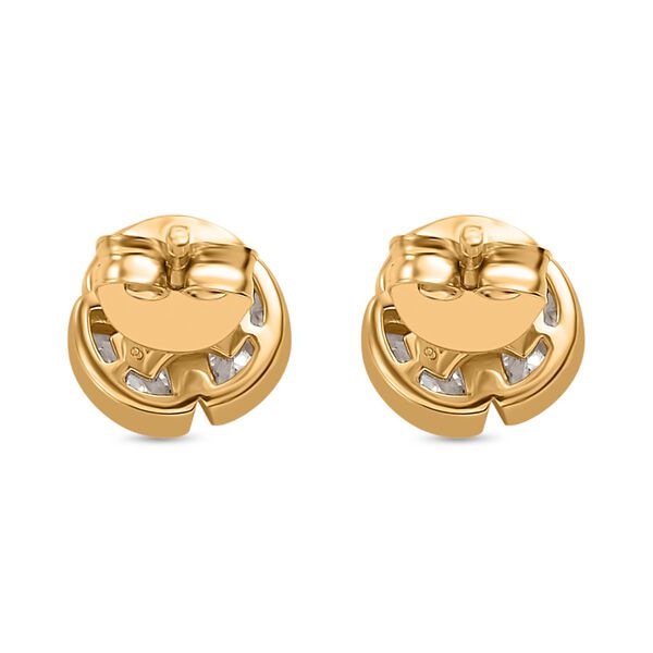 Moissanit Ohrringe, ca. 0,79 ct. image number 6