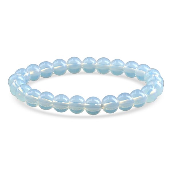 3er-Opalith-Set – Engel, Kreuz-Anhänger und Armband image number 6