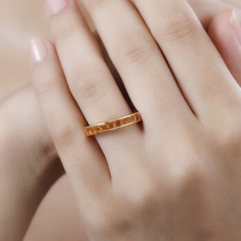 AA Salamanca Feueropal Ring 925 Silber 750 Gelbgold Vermeil (Gr&ouml;&szlig;e 20.00) ca. 0,61 ct