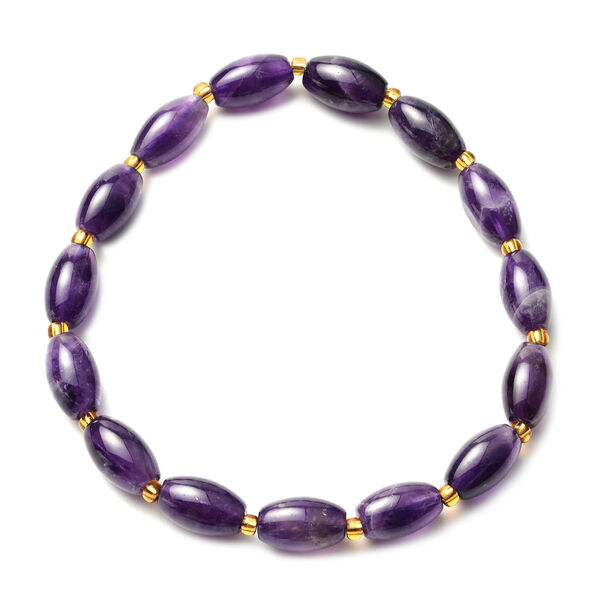 Amethyst flexibel Armband ca. 68,50 ct image number 2