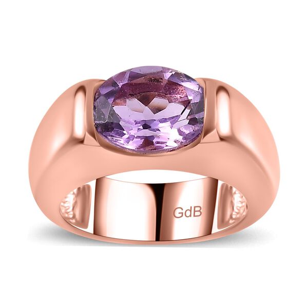 Rose De France Amethyst Ring, Messing, (Gr&ouml;&szlig;e 19.00) ca. 2.40 ct image number 4
