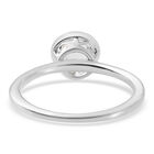 Weißer Topas Solitär Ring 925 Silber  ca. 1,00 ct image number 5