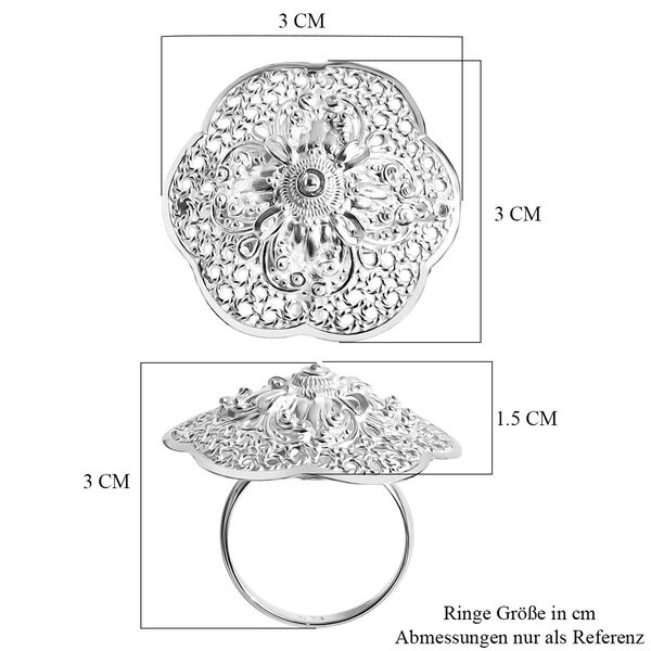 Royal Bali - D'Joy 925 Silber Ring (Gr&ouml;&szlig;e 20.00) ca. 5,99g image number 5