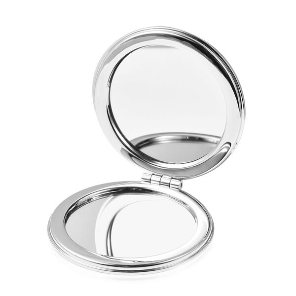 2er-Set- weißer Kristall und Glas-Schlüsselanhänger und Spiegel image number 4