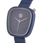 Strada - Japanisches Uhrwerk, Edelstahl-Zifferblatt & Metall-Armband, 23 cm, blau image number 3
