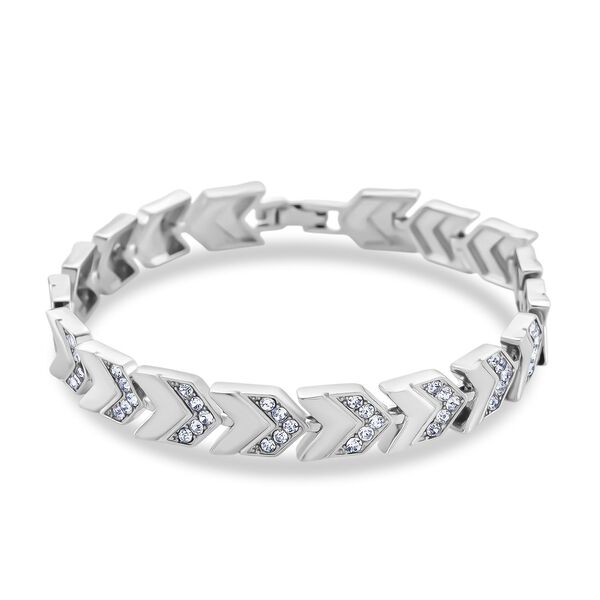 Weißer Kristall Armband ca. 19 cm Standard image number 0