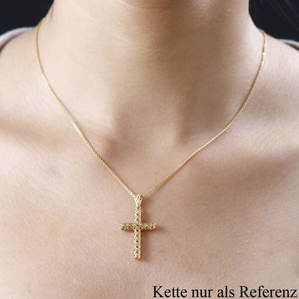 Kreuz-Anhänger in 916 Gold image number 7