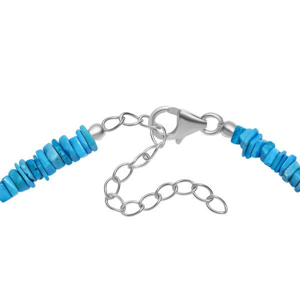 T&uuml;rkis und S&uuml;&szlig;wasser Perle 19+5cm Armband image number 4