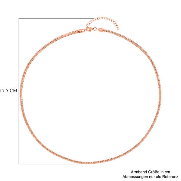 Spigakette, ca. 50 cm, Edelstahl IP Rosa Plattierung ca. 9,00g image number 5