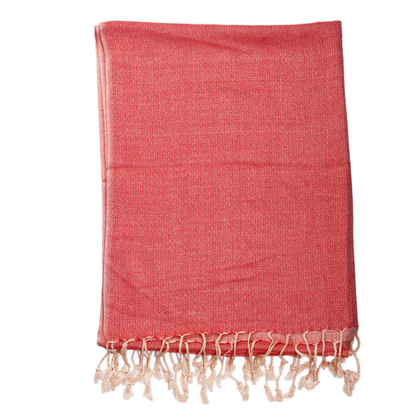 Doppelgewebter Schal, Korall image number 7